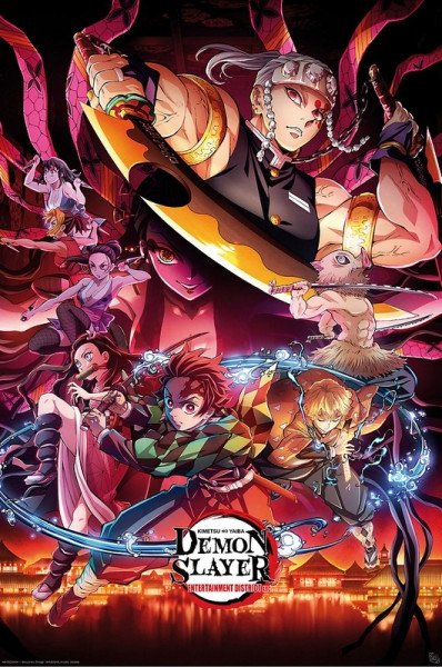 Demon Slayer Plakát Maxi 91,5 x 61 cm