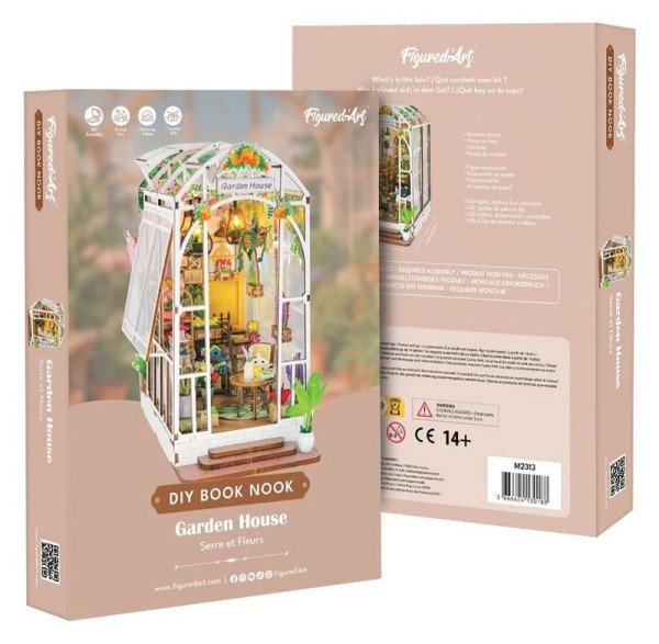 Book Nook sada - Skleník plný květin