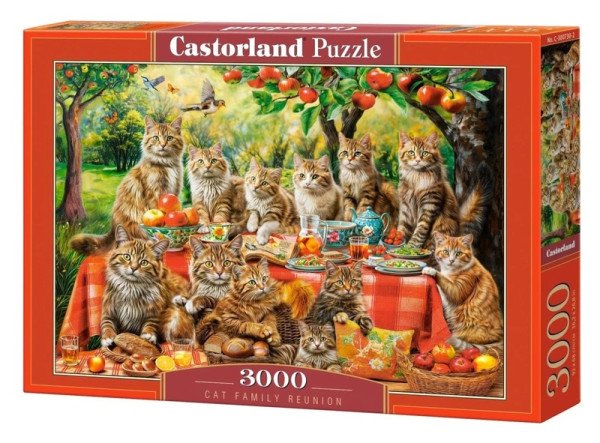 Castorland Puzzle Cat Family Reunion 3000 dílků