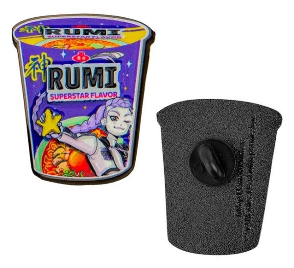 KPop Demon Hunters Odznáček - Rumi Superstar Flavor Noodles