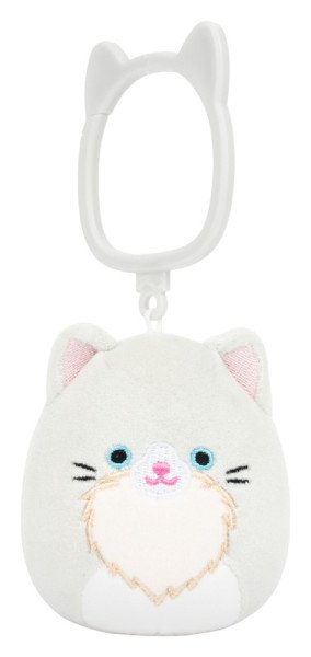Squishmallows Klíčenka Angorská kočka - Zachariah