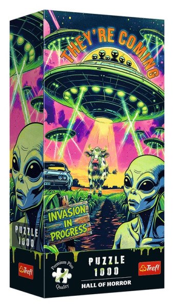 Puzzle Hall of Horror: UFO 1000 dílků