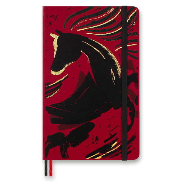 Zápisník Moleskine Horse Wood - tvrdé desky, L, linkovaný