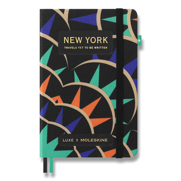 Zápisník Moleskine LUXE New York - S, čistý/linkovaný