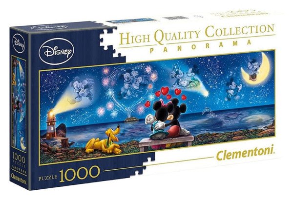 Panoramatické puzzle Mickey & Minnie 1000 dílků