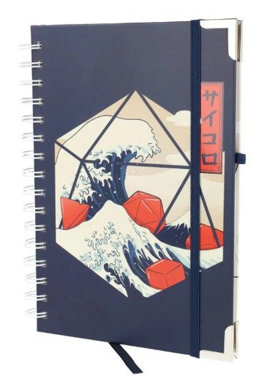 Zápisník delux - Great Wave of Dice