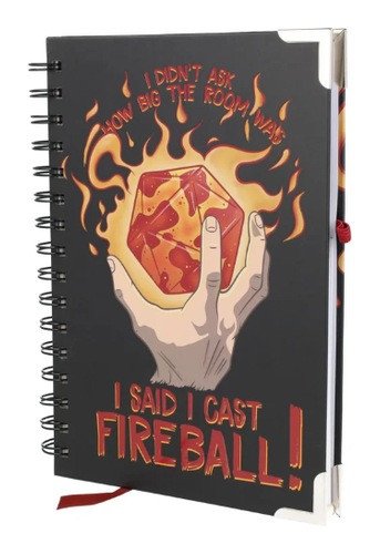 Zápisník delux - I Cast Fireball!