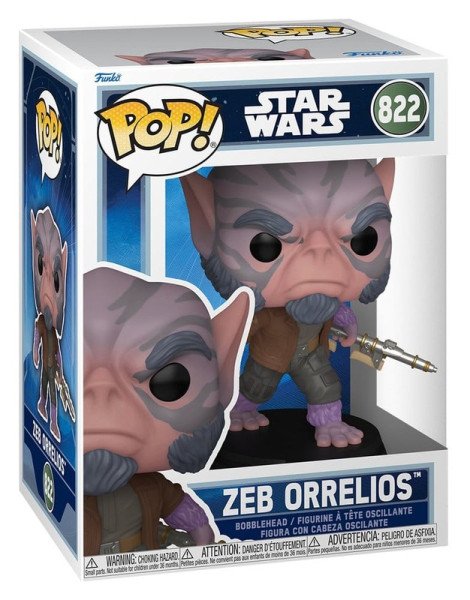 Funko POP: Star Wars - Zeb Orrelios #822
