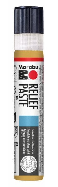 Reliéfní pasta 25ml - metalická zlatá 784