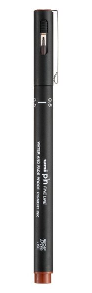 Kreativní liner PIN 05, 0,5 mm, hnědý
