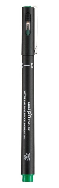 Kreativní liner PIN 05, 0,5 mm, zelený