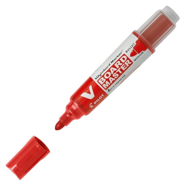 Popisovač na bílé tabule Pilot V Board Master - červený