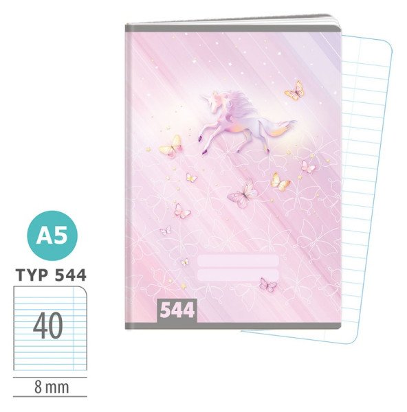 Školní sešit A5, 40 listů, typ 544 Sweet Dreams