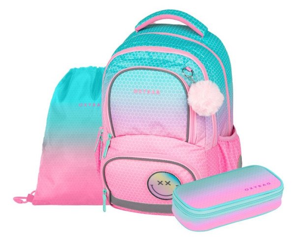 Školní set 3ks OXY NEXT Ombre Pink