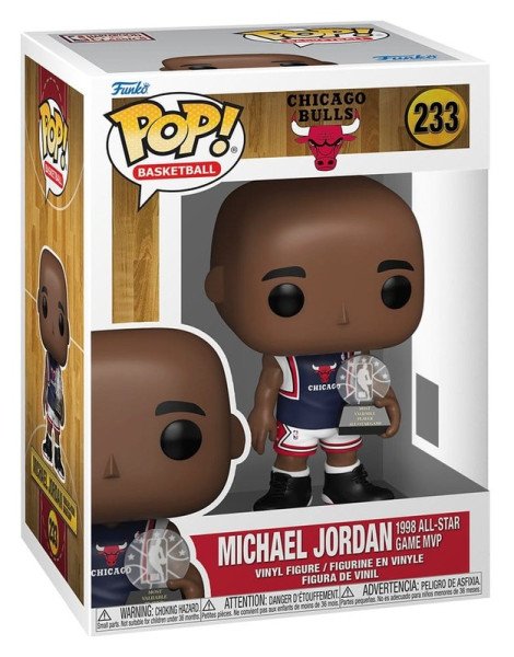 Funko POP Basketball: Chicago Bulls - Michael Jordan (1998 All-Star Game MVP) #233
