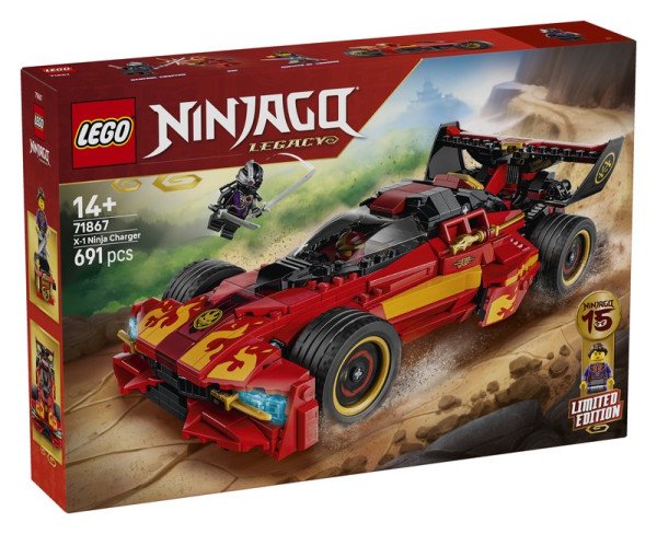 LEGO® NINJAGO® 71867 Kaiův červený bourák: 15 let NINJAGO