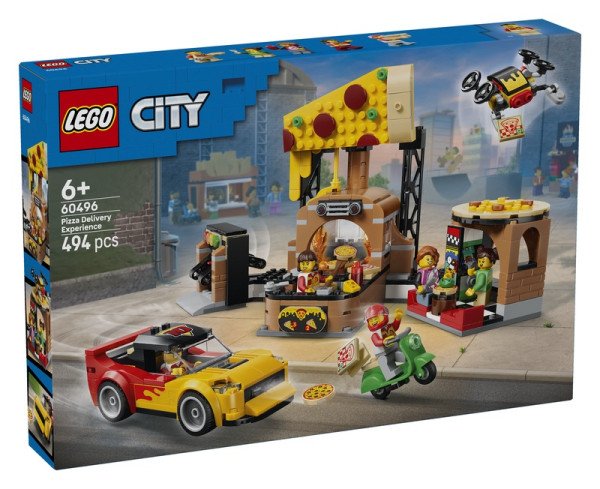 LEGO® City 60496 Rozvoz pizzy a vozidla