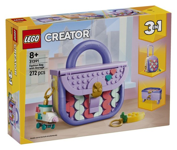 LEGO® Creator 3 v 1 31391 Módní kabelka s úložným prostorem