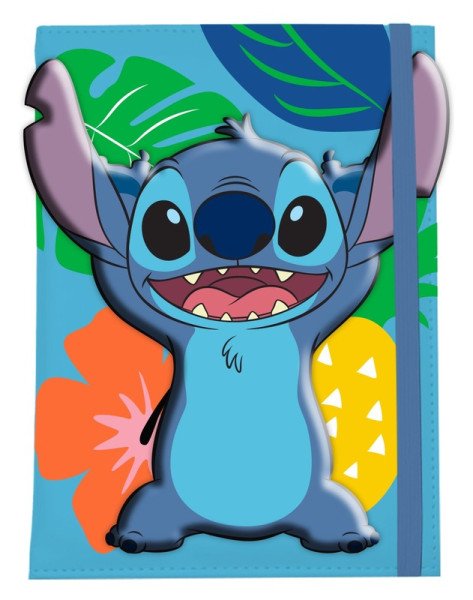 Lilo a Stitch squishy blok A5 modrý