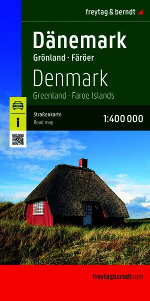 Dánsko (Grónsko, Faerské ostrovy) 1:400 000 / automapa (2026)