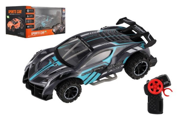 Auto RC sportovní šedo-tyrkysové na baterie