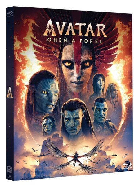 Avatar: Oheň a popel 2BD (BD + BD bonus disk) - Edice v rukávu BD