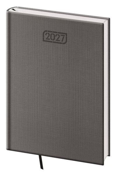 Diář 2027 denní A5 Zephir - šedá