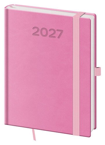 Diář 2027 denní B6 Print Pop - růžová