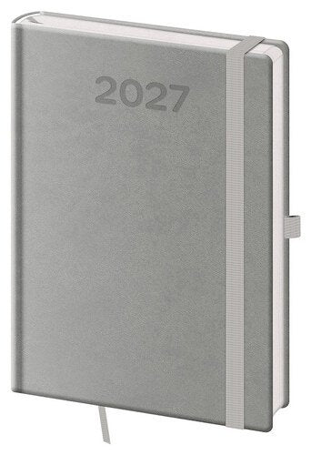 Diář 2027 denní A5 Print Pop - šedá