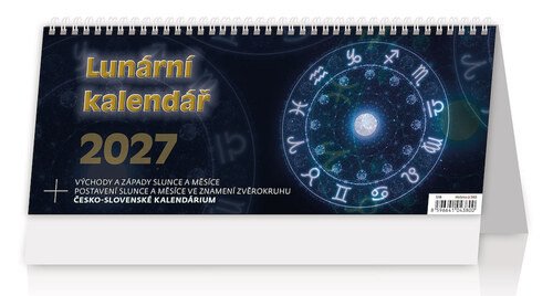 Kalendář stolní 2027 - Lunární kalendář