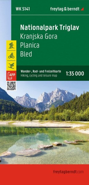 Národní park Triglav 1:35 000 / cykloturistická a volnočasová mapa (2026)