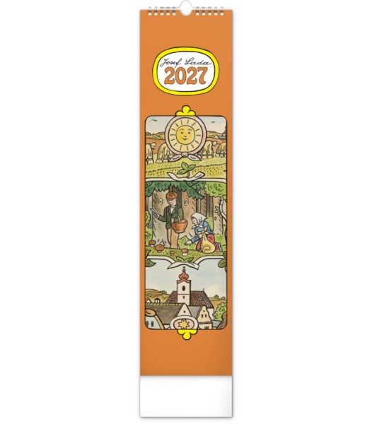 Kalendář 2027 nástěnný: Josef Lada, 12 x 48 cm