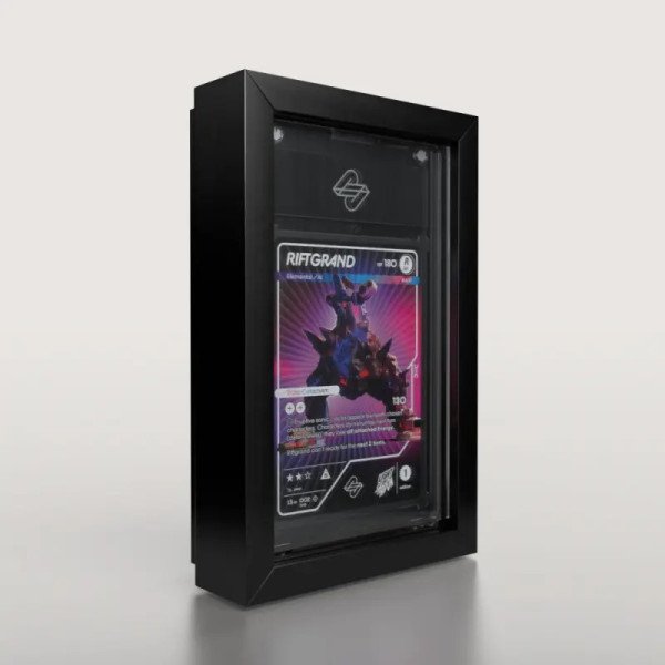 Magnetický rámeček na kartu: Mag frame one -Černý 84 x 138 x 8 mm