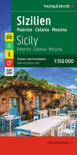Sicílie 1:150 000 / silniční + volnočasová mapa (2026)