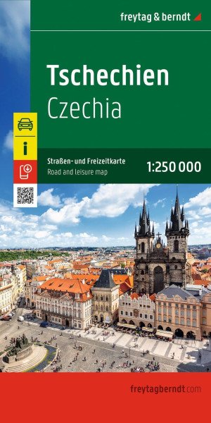 Česká republika 1:250 000 / silniční mapa (2026)