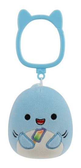 Squishmallows Klíčenka Žralok s nanukem - Rey 9 cm