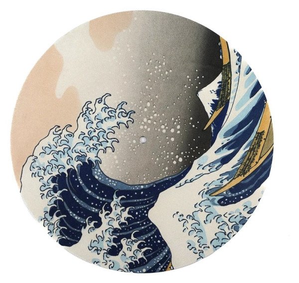 Podložka pod gramofonovou desku - Great wave of Kanagawa