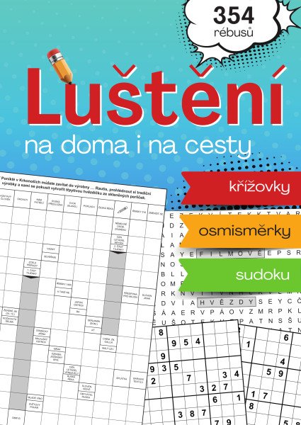 Luštění na doma i na cesty - Křížovky, osmisměrky, sudoku (2026)