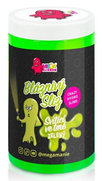 Bláznivý sliz svítící ve tmě