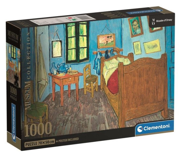 Puzzle Museum: Ložnice v Arles 1000 dílků
