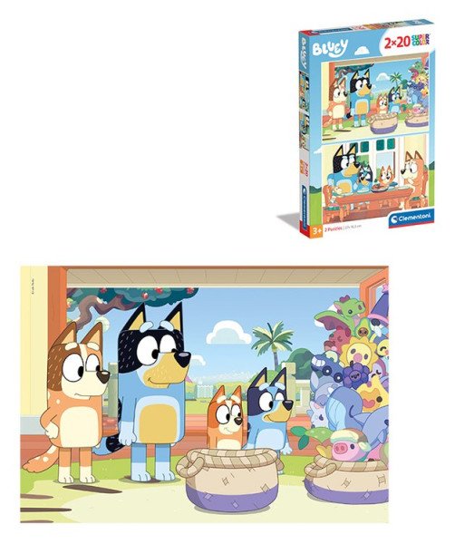 Puzzle Bluey 2x20 dílků