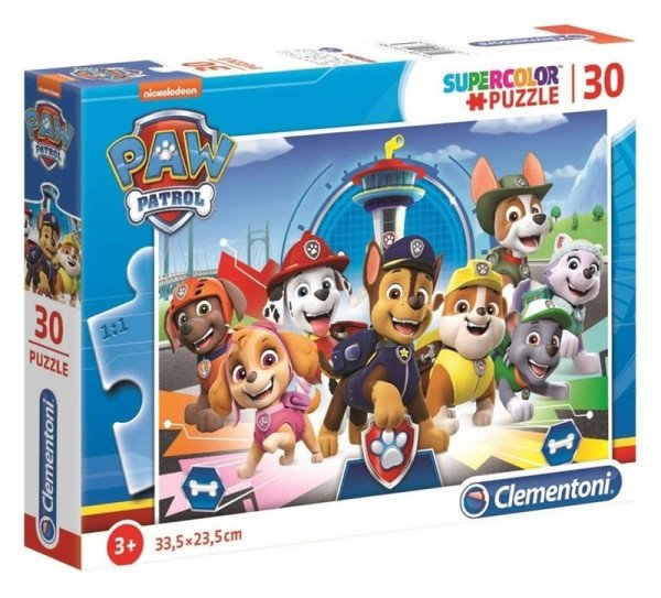 Puzzle Supercolor Tlapková Patrola 30 dílků