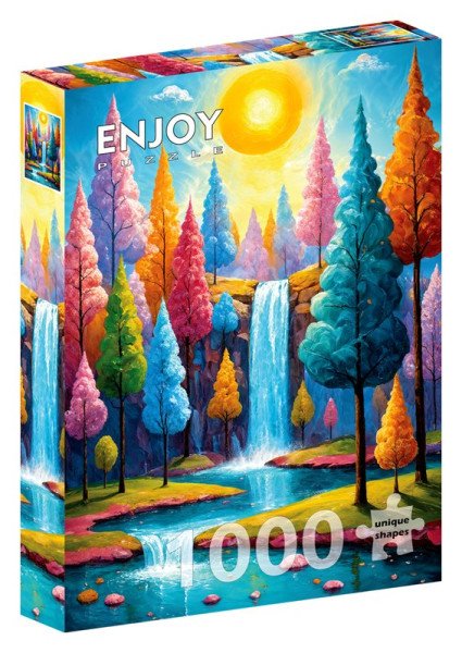 Puzzle Lesní kaskáda 1000 dílků