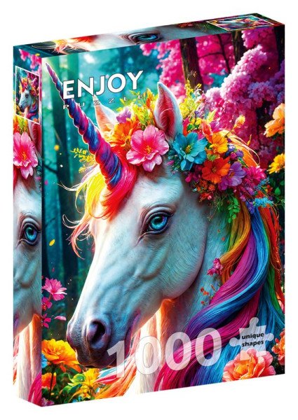 Puzzle Květinový jednorožec 1000 dílků