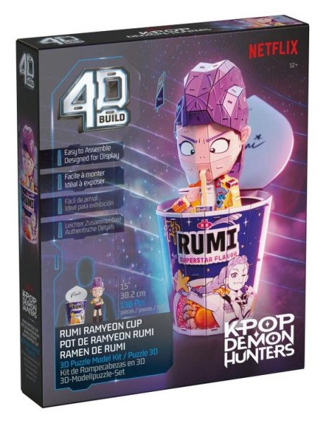 3D Puzzle KPop Demon Hunters/Rumi Ramyeon Cup 138 dílků