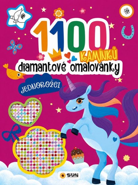 Jednorožci 1100 samlepkových kamínků (2026)