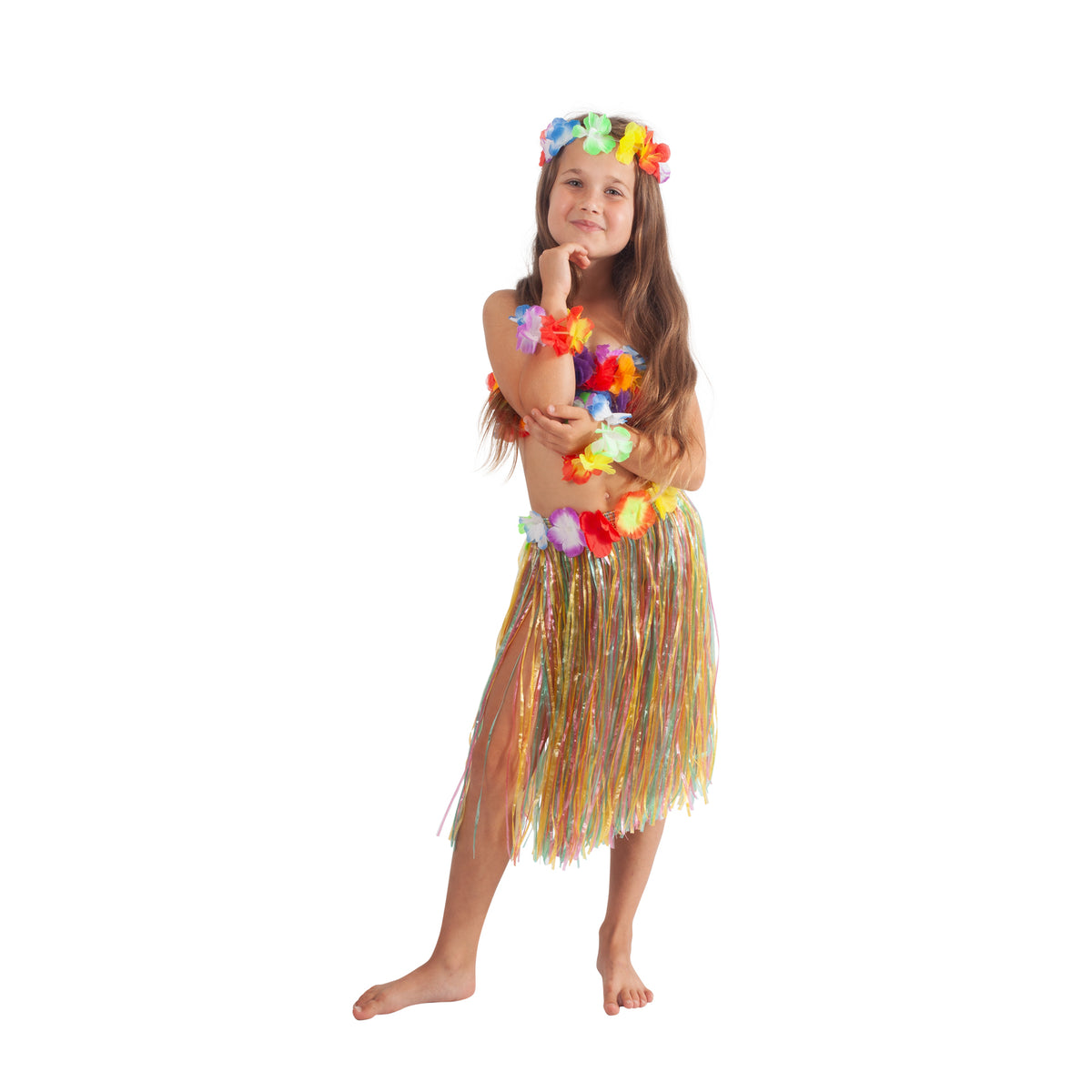 Children's colourful Hawaiian skirt 45 cm