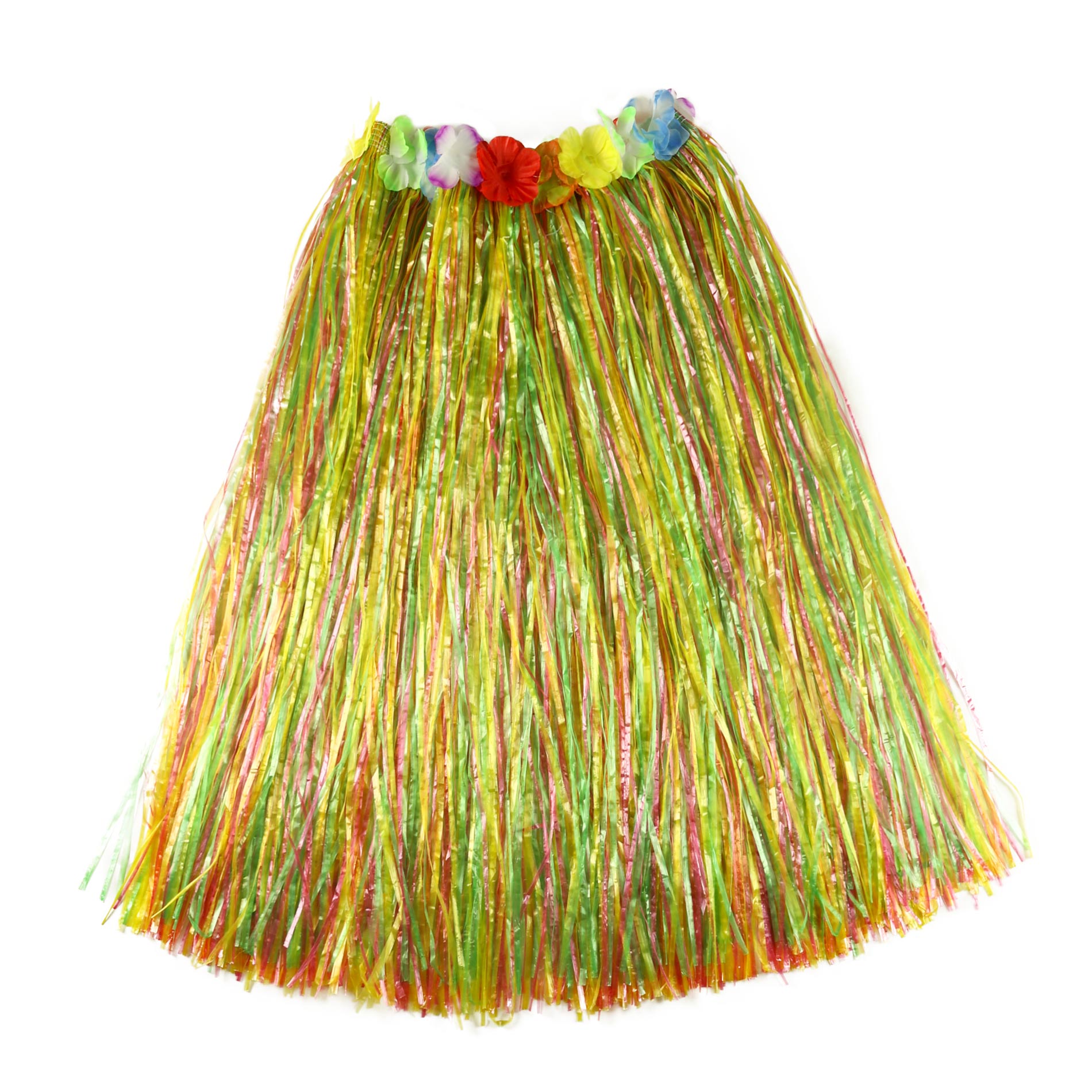 Adult Hawaiian skirt, coloured 72 cm