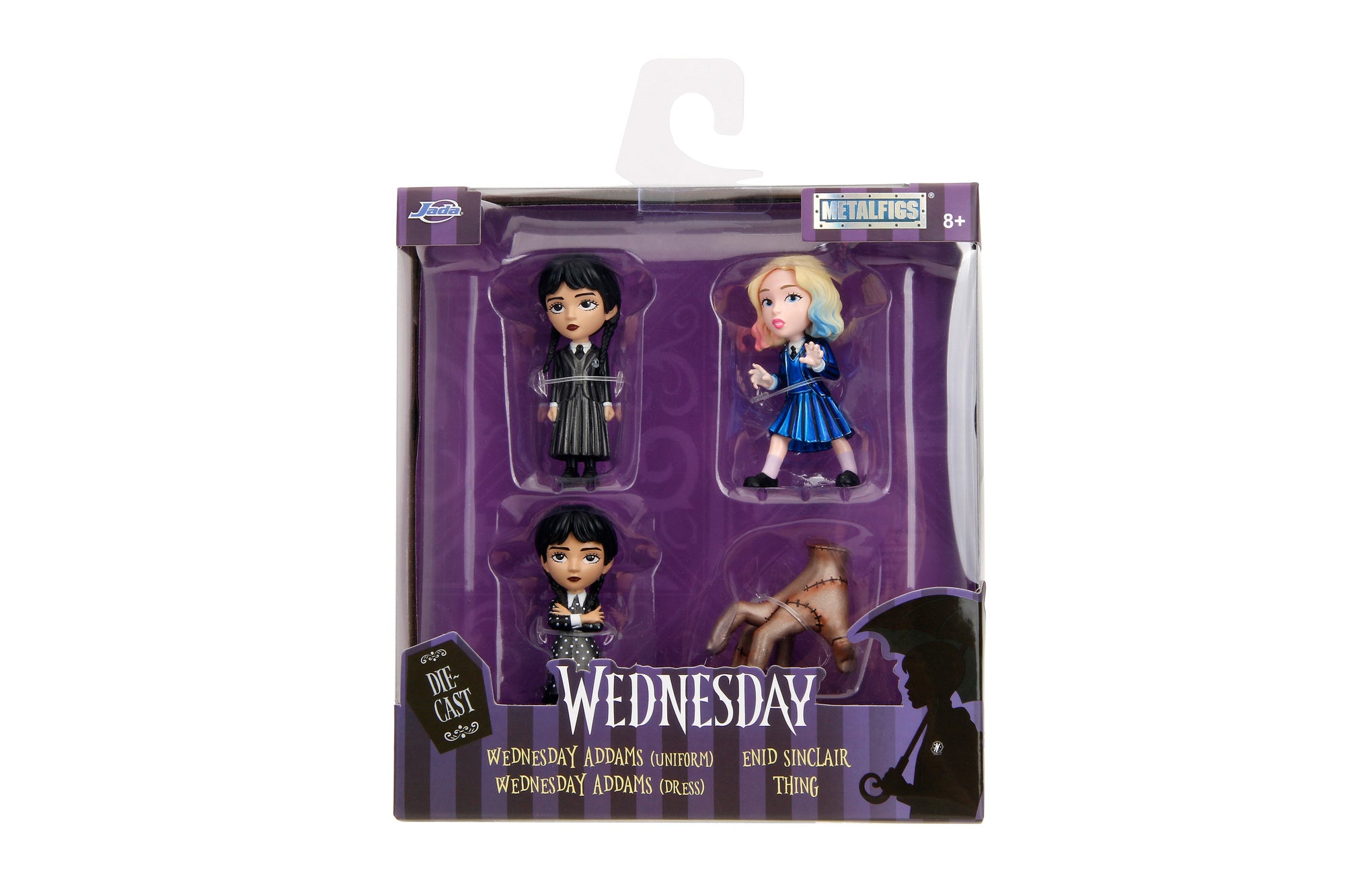 Wednesday metal figures set 4 pcs