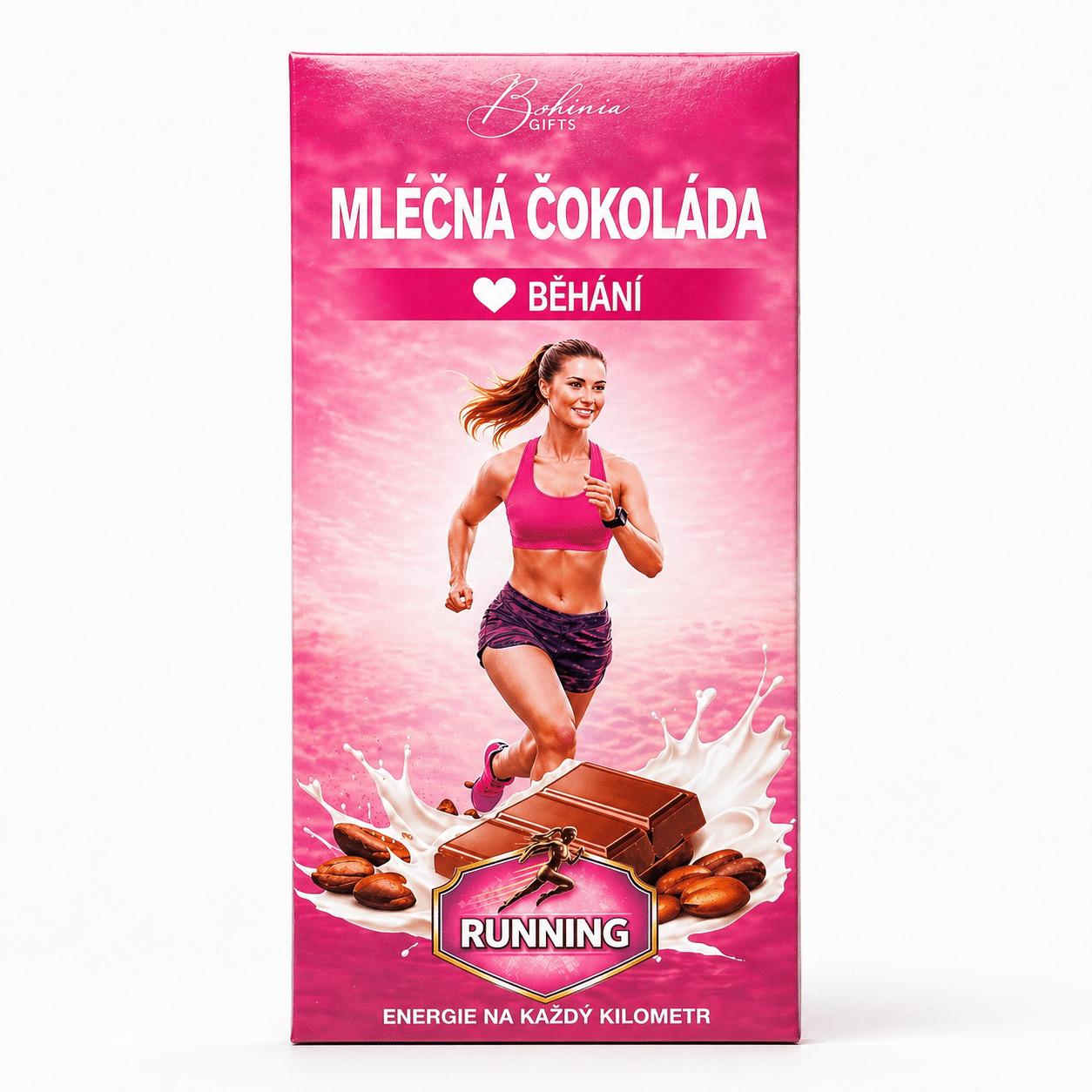 Milk Chocolate Gift for a Female Runner – Running
